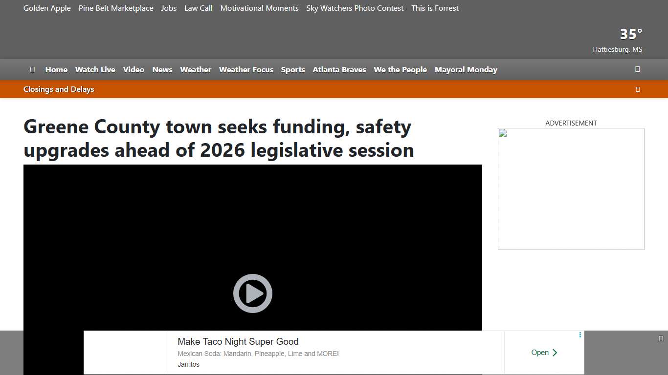 Greene County town seeks funding, safety upgrades ahead of 2026 legislative session